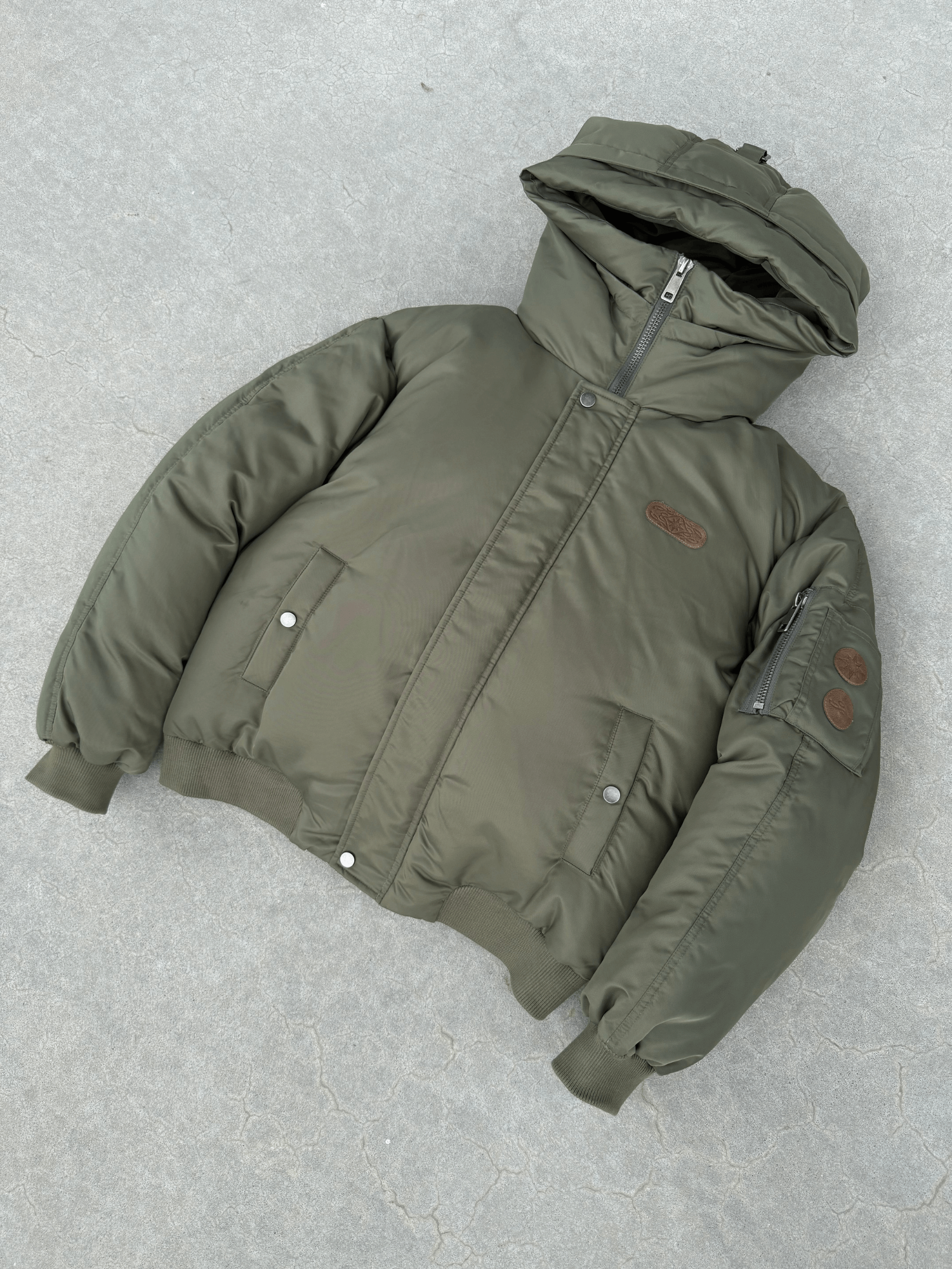 FINESSE* MERCENARY GREEN BOMBER