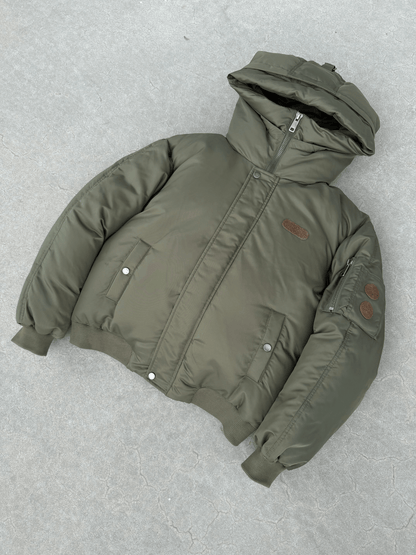 FINESSE* MERCENARY GREEN BOMBER