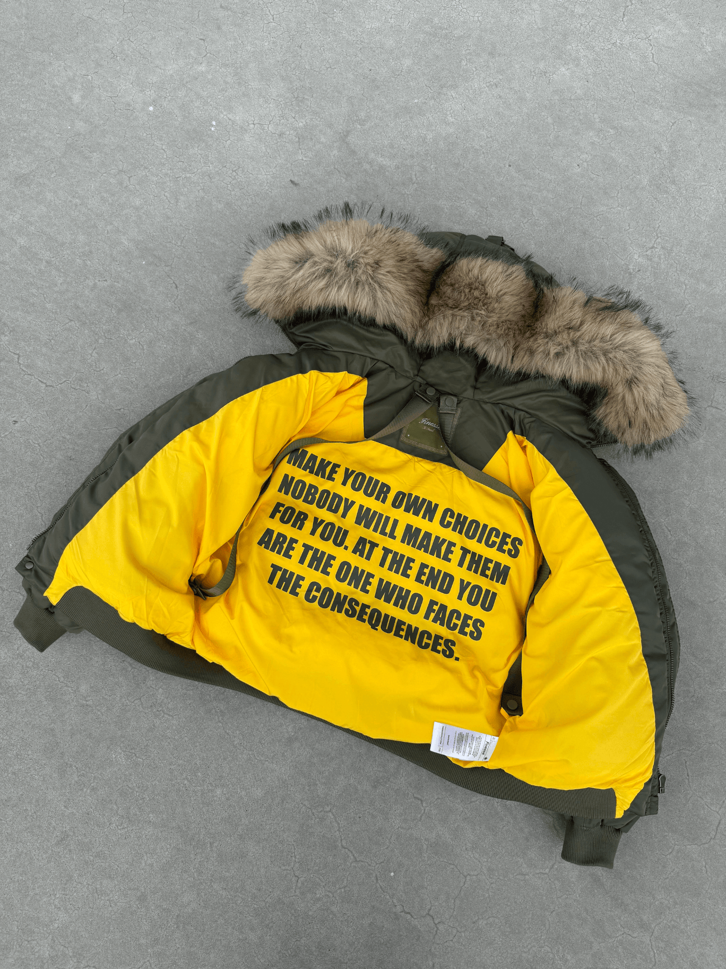 FINESSE* MERCENARY GREEN BOMBER