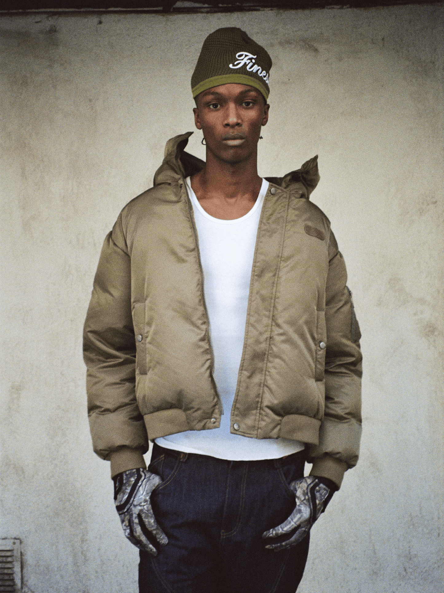 FINESSE* MERCENARY GREEN BOMBER