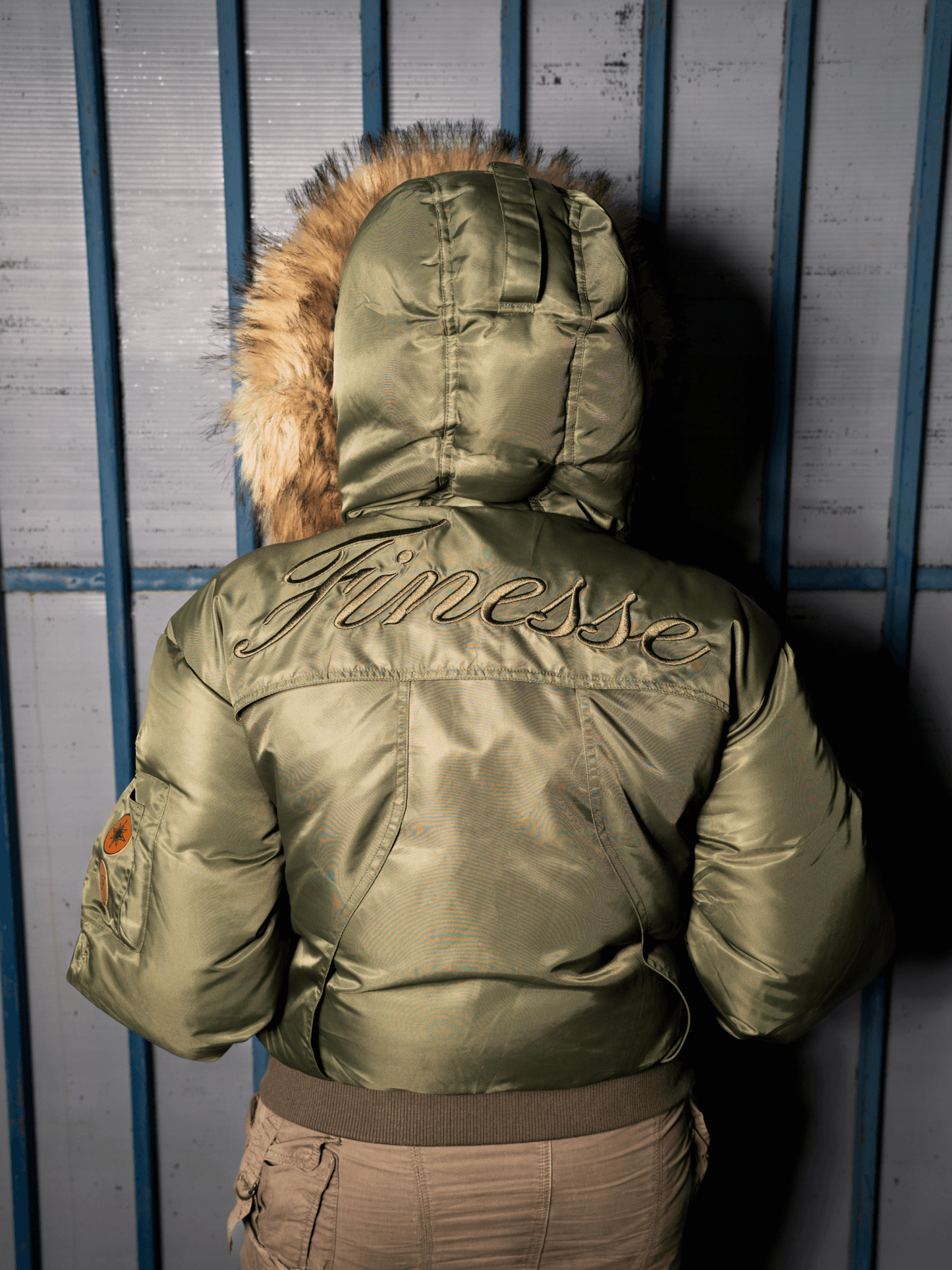 FINESSE* MERCENARY GREEN BOMBER