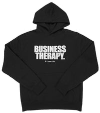 BLACK PUFF “BUSINESS THERAPY” HOODIE