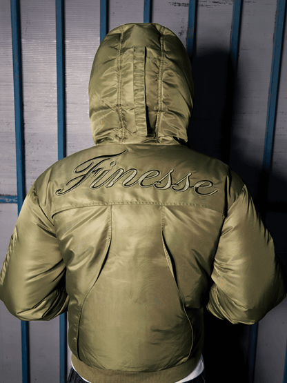 FINESSE* MERCENARY GREEN BOMBER