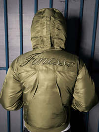 FINESSE* MERCENARY GREEN BOMBER