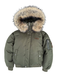 FINESSE* MERCENARY GREEN BOMBER