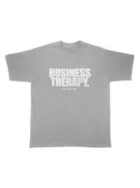 TEE "BUSINESS THERAPY" GREY