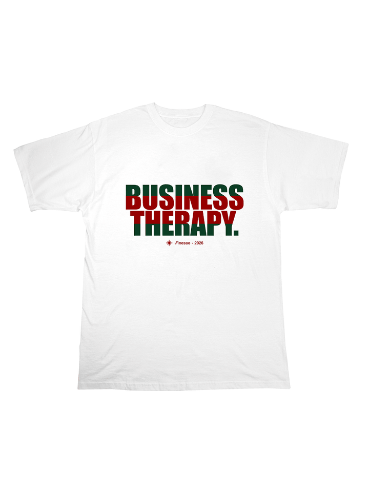 TEE "BUSINESS THERAPY" - FUCCI WHITE