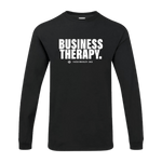 esse Business Therapy Long Sleeve noir présenté sur fond blanc.