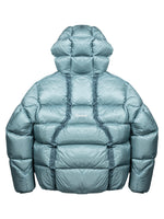 "ALIVE" PUFFER JACKET - ICE BLUE