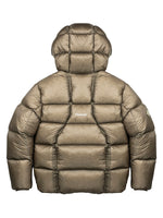 "ALIVE" PUFFER JACKET - LIGHT BRONZE