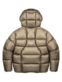 "ALIVE" PUFFER JACKET - LIGHT BRONZE