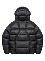 "ALIVE" PUFFER JACKET - BLACK