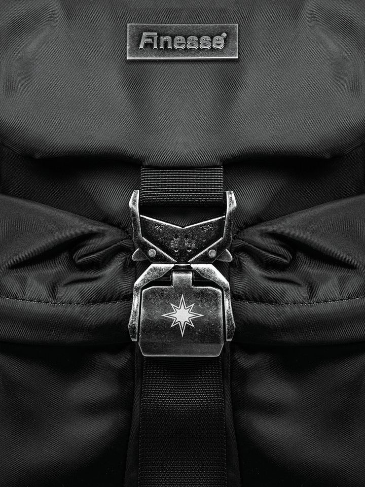 "BLACK CHROME" BACKPACK