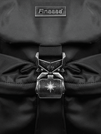 "BLACK CHROME" BACKPACK