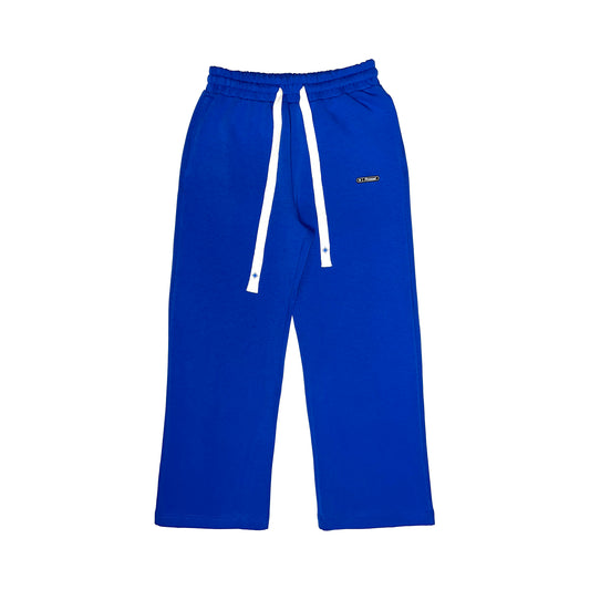 Finesse Air Cotton Sweatpants bleu présenté à plat.