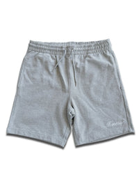 Finesse Cotton Short gris présenté en packshot sur fond blanc