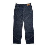 Vue de dos du Finesse Denim Jean présentée sur fond blanc.