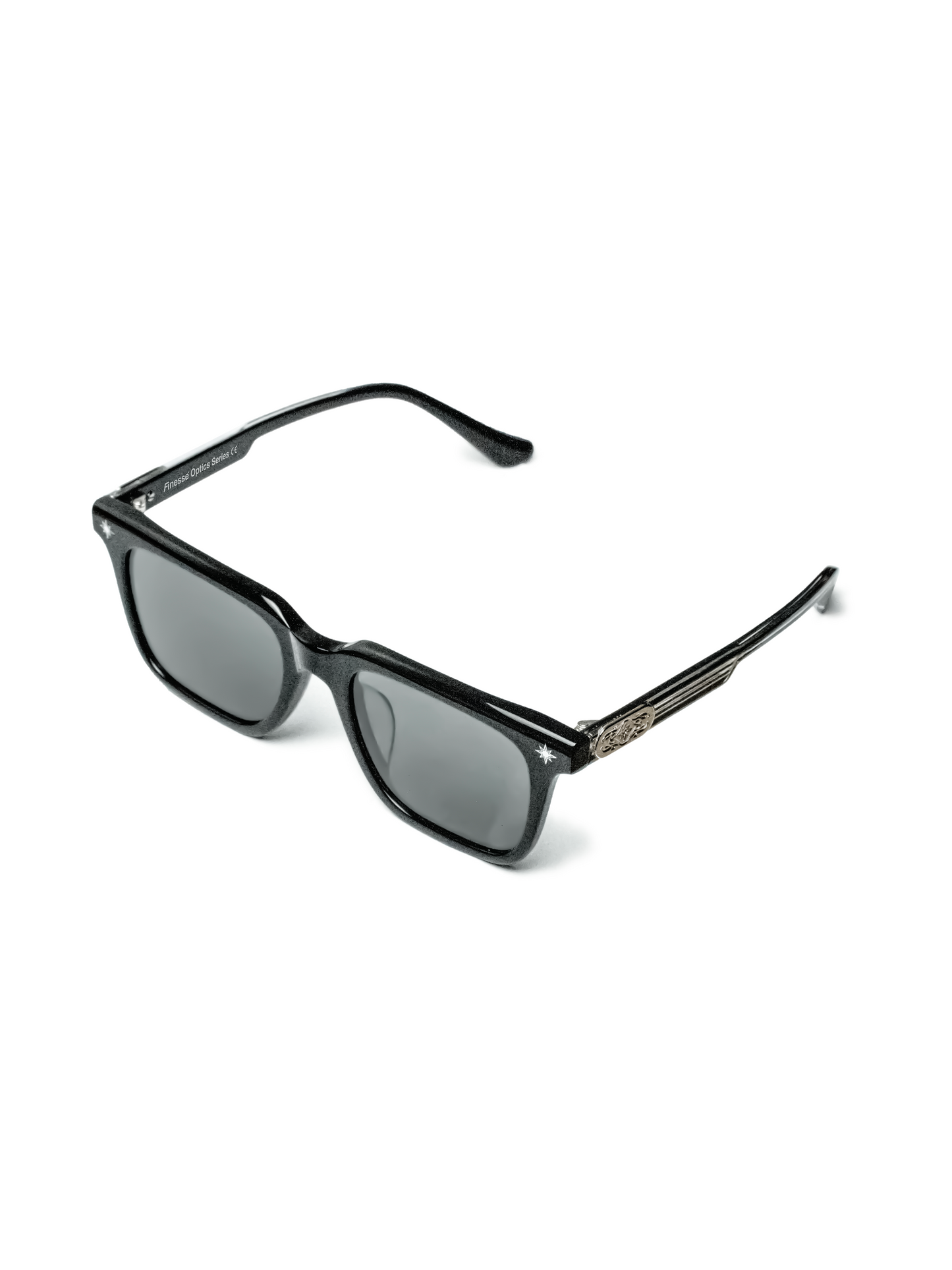 Lunettes de soleil Finesse Sunglasses Series 01 présentées en packshot sur fond blanc