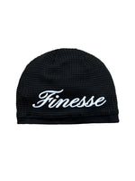 Bonnet Finesse Waffle Beanie en à-plat fond blanc.