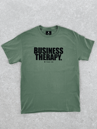 TEE "BUSINESS THERAPY" KAKI