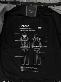 FINESSE* SELVEDGE RAW DENIM JACKET