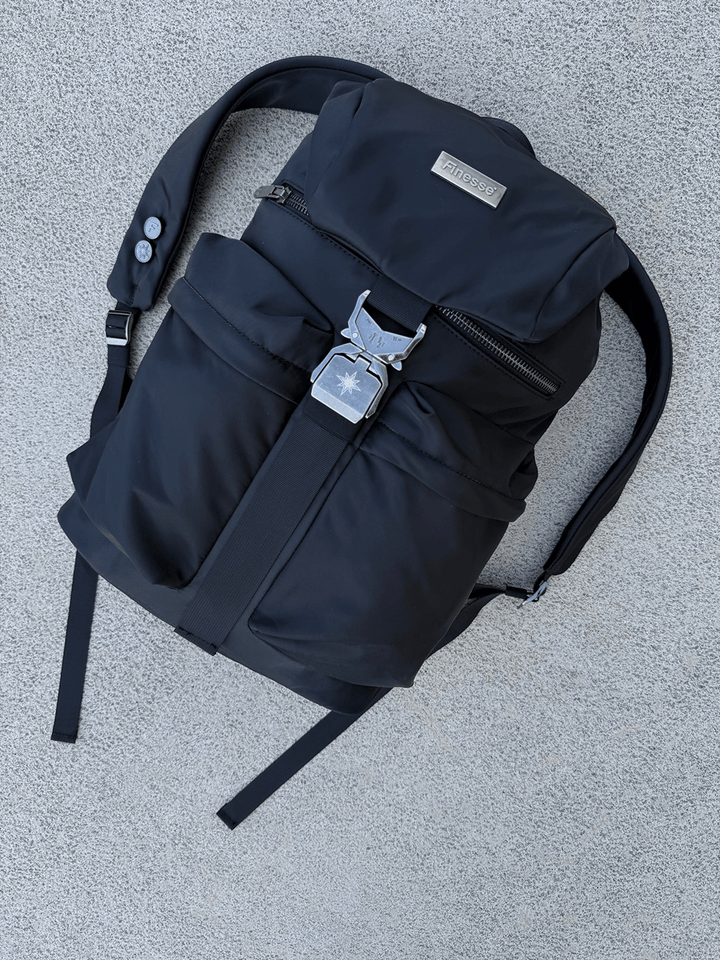 "BLACK CHROME" BACKPACK