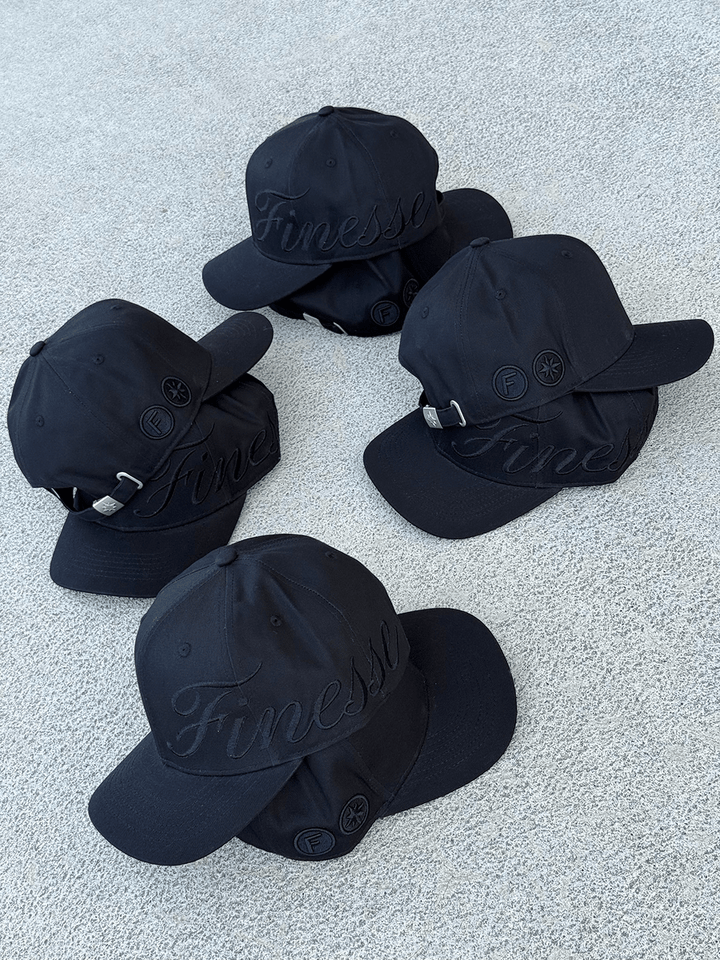 "SIGN" CAP - BLACK ON BLACK