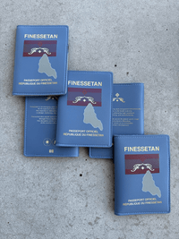 FINESSETAN LEATHER PASSEPORT