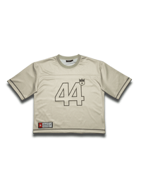 Jersey 44 beige Finesse présenté de face en packshot sur fond blanc