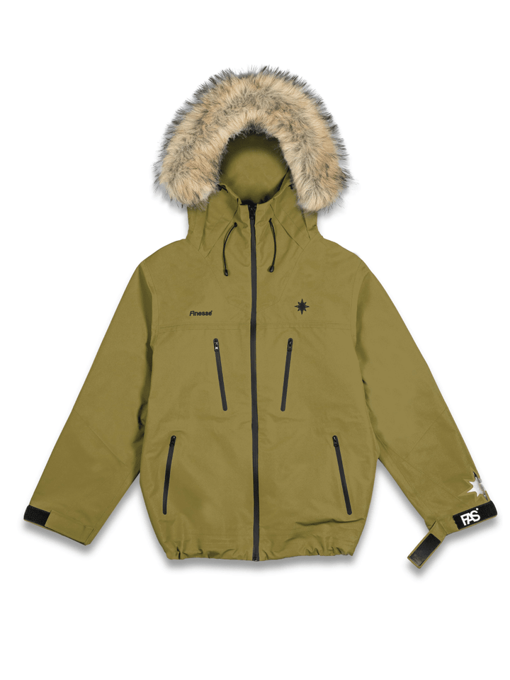 "FAS" WATERPROOF JACKET KAKI
