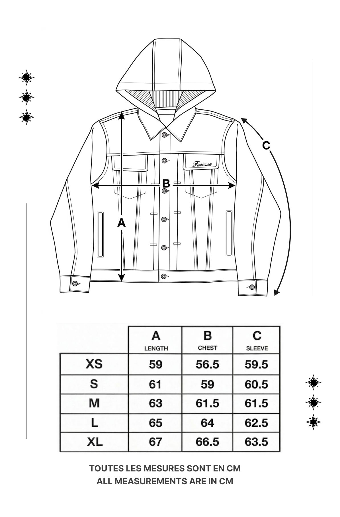 GUIDE DE TAILLE