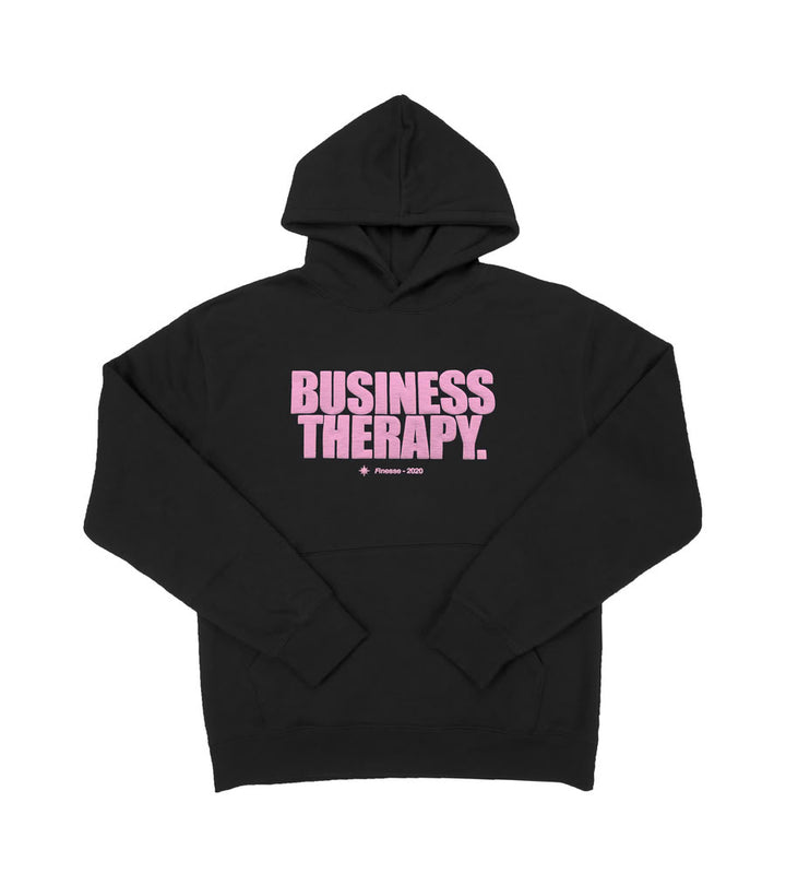 Business Therapy Hoodie Pink Puff - Finesse